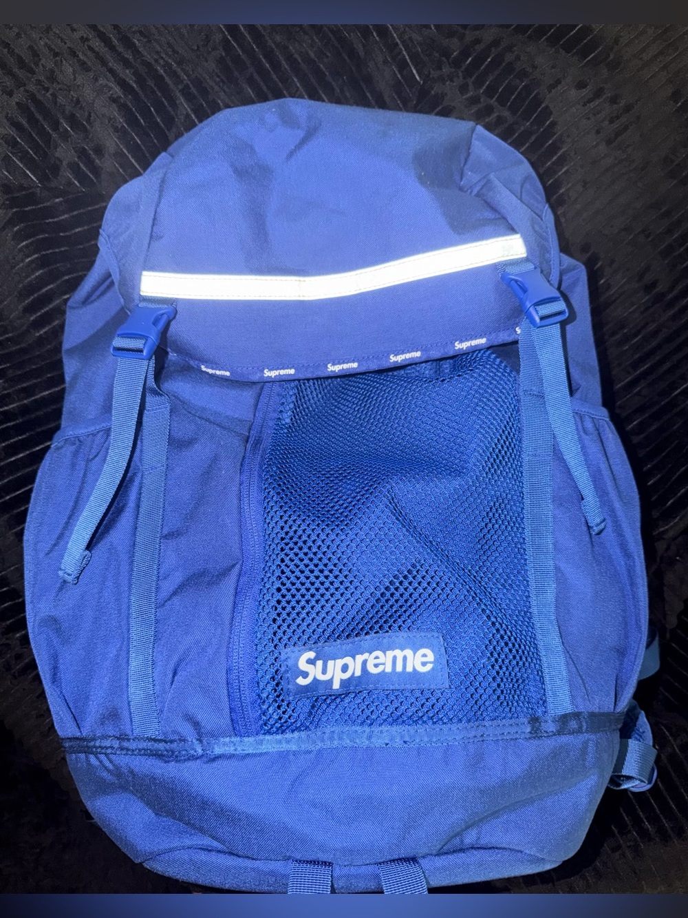 Supreme Royal Blue Mesh Front Backpack - Men's